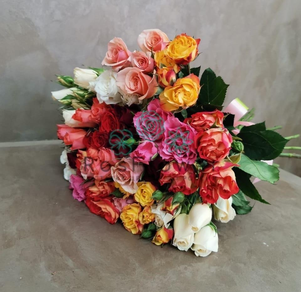 Букет цветов из: Розы в Октябрьский Белгородской области