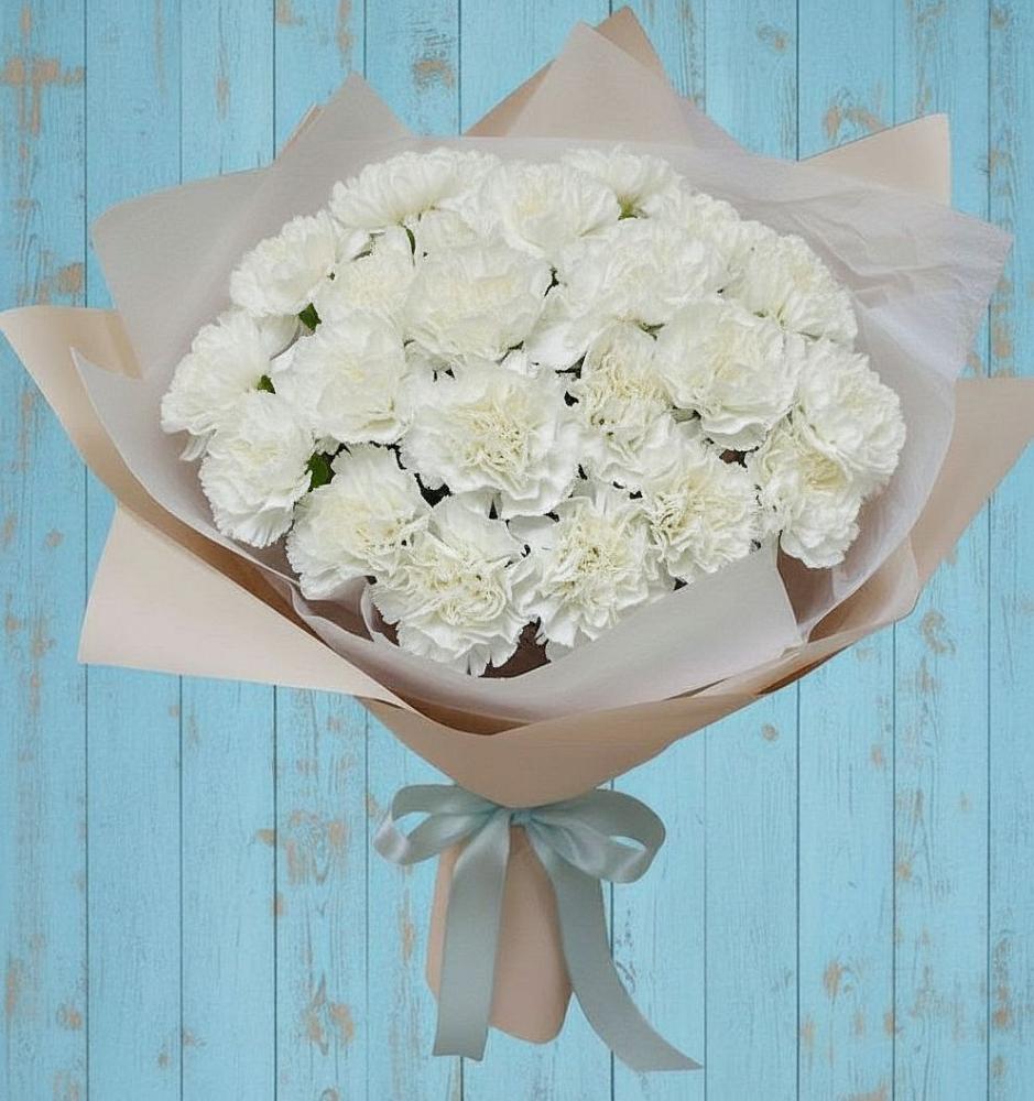 Букет цветов из: Гвоздики в Октябрьский Белгородской области