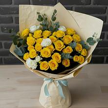 Букет цветов из:  Розы в Октябрьский Белгородской области