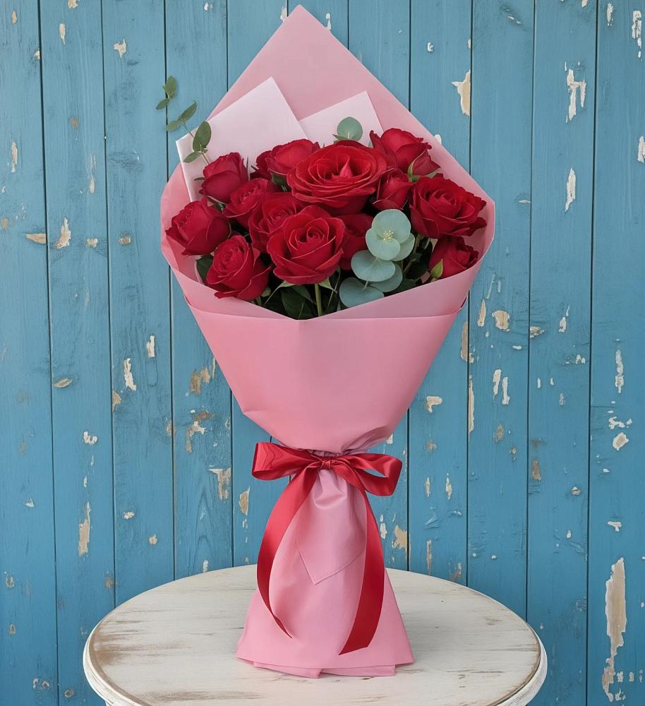 Букет цветов из: Розы в Октябрьский Белгородской области