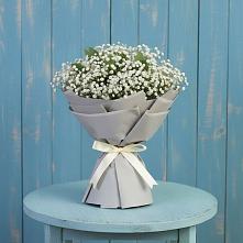 Букет цветов из:  Гипсофила в Октябрьский Белгородской области