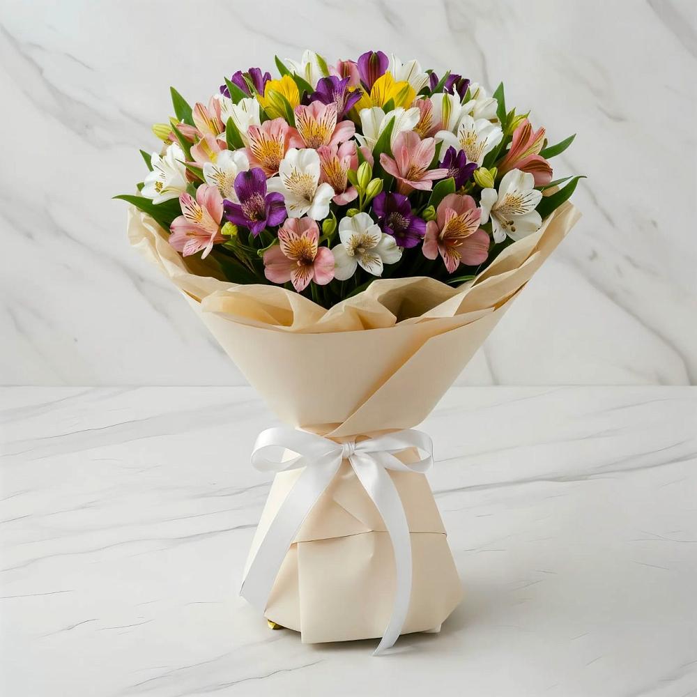 Букет цветов из: Альстромерии в Октябрьский Белгородской области