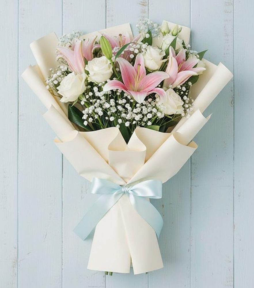 Букет цветов из: Лилии в Октябрьский Белгородской области