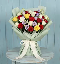 Букет цветов из:  Розы #REPLACE_PRED# Октябрьский Белгородской области