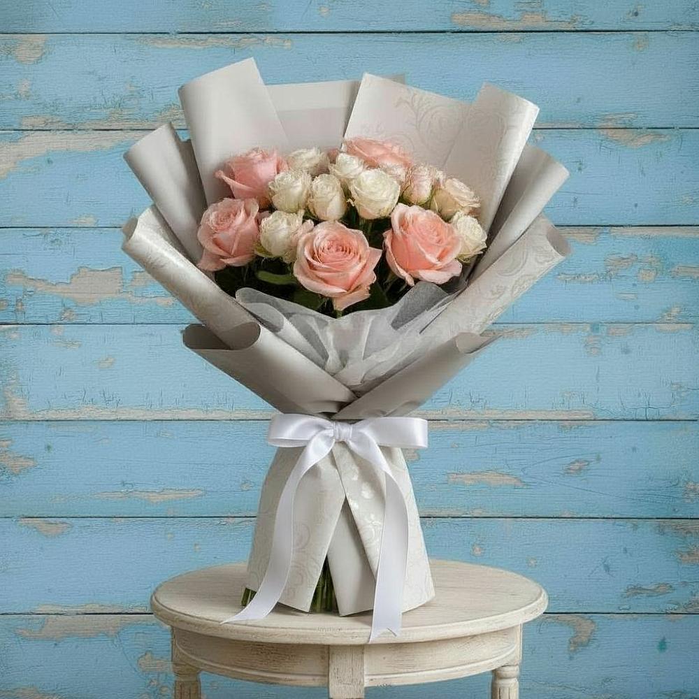 Букет цветов из: Розы в Октябрьский Белгородской области