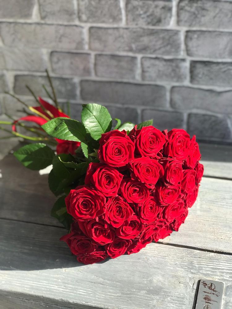 Букет Красные розы Фридом в Октябрьский Белгородской области