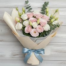 Букет цветов из:  Лизиантусы в Октябрьский Белгородской области