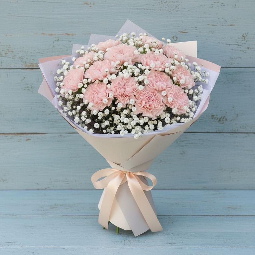 Букет цветов из: Гвоздики в Октябрьский Белгородской области