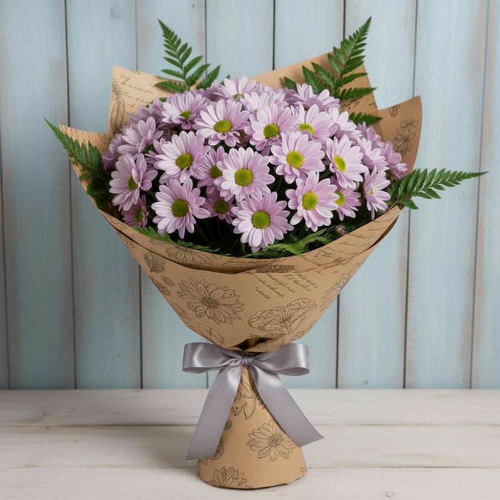Букет цветов из: Хризантемы в Октябрьский Белгородской области