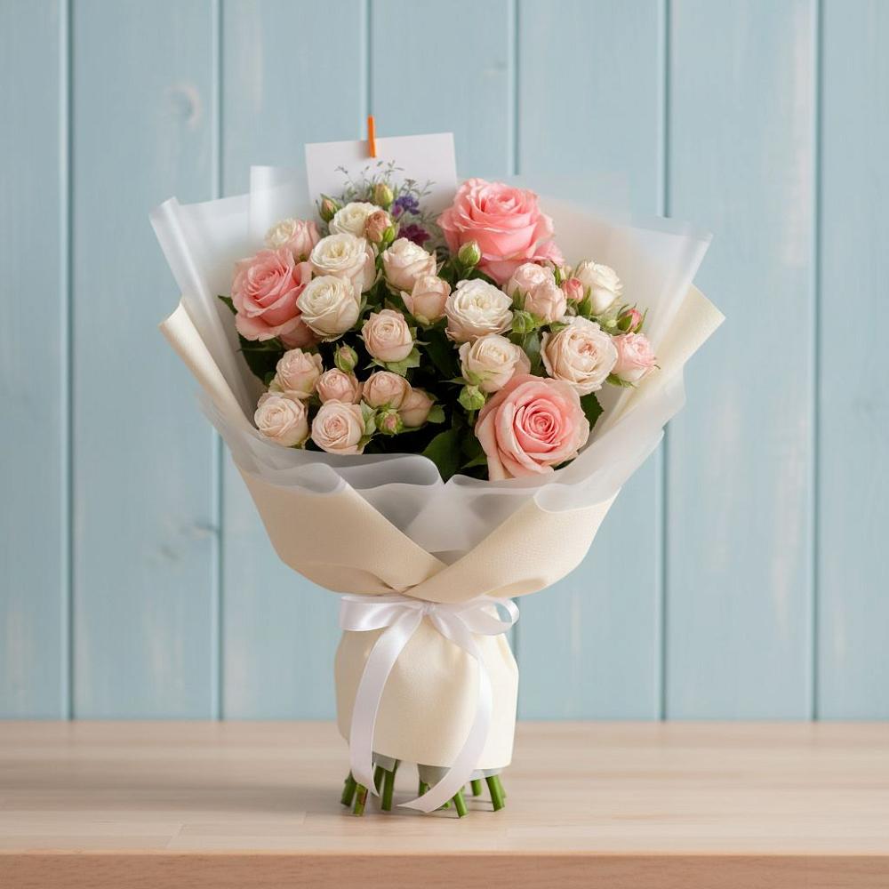 Букет цветов из: Розы в Октябрьский Белгородской области