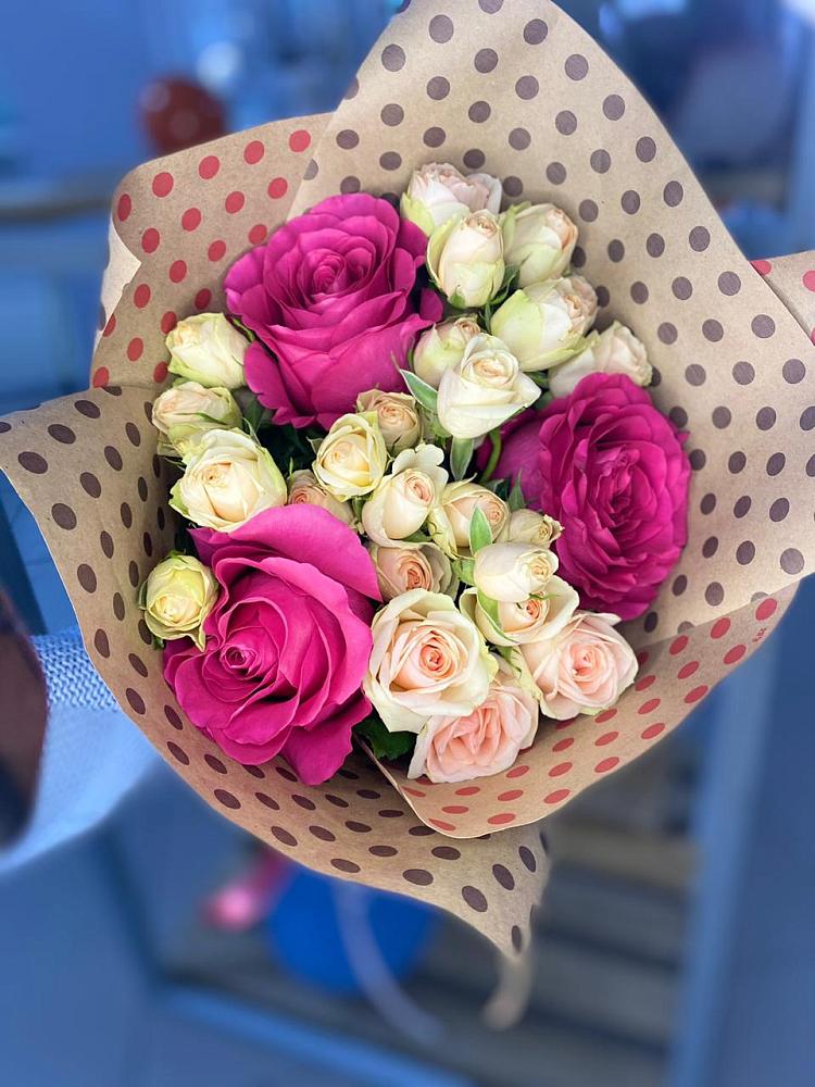 Букет цветов из: Розы в Октябрьский Белгородской области