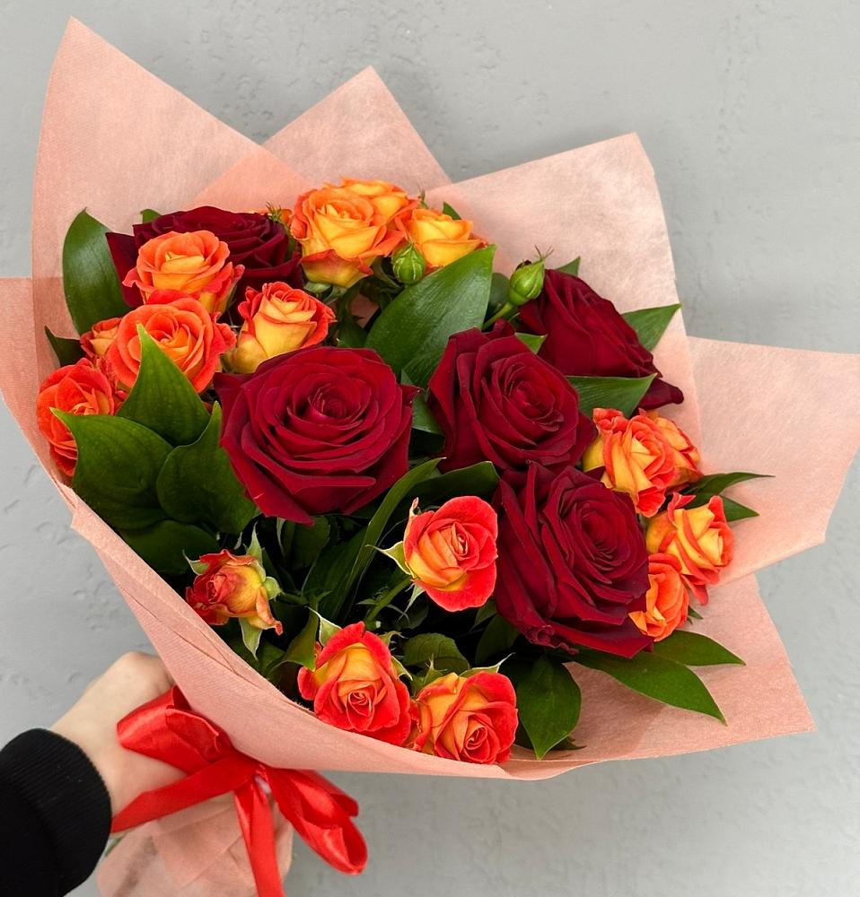 Букет Любовь и восторг в Октябрьский Белгородской области