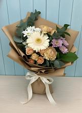Букет цветов из:  Герберы и Хризантемы в Октябрьский Белгородской области