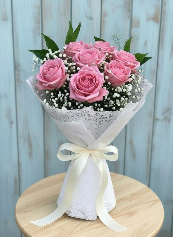 Букет цветов из: Розы в Октябрьский Белгородской области
