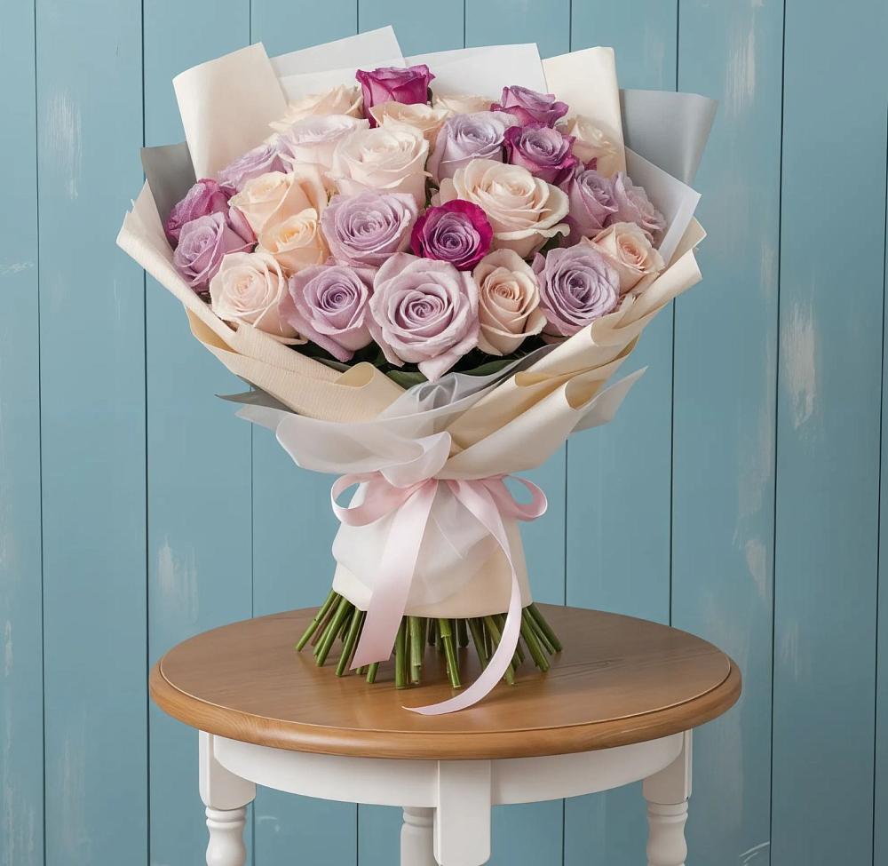 Букет цветов из: Розы в Октябрьский Белгородской области