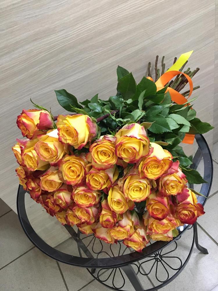 Букет Желтые розы в Октябрьский Белгородской области