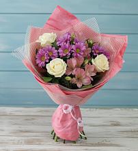 Букет цветов из:  Герберы в Октябрьский Белгородской области