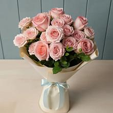 Букет Розовый шарм в Октябрьский Белгородской области