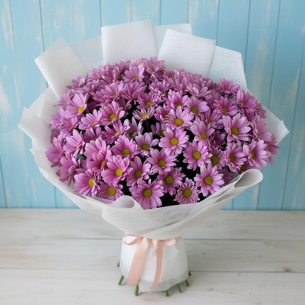 Букет цветов из: Хризантемы в Октябрьский Белгородской области