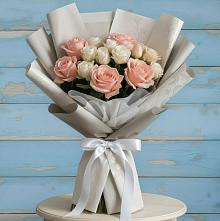 Букет цветов из:  Розы #REPLACE_PRED# Октябрьский Белгородской области