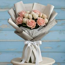 Букет цветов из:  Розы в Октябрьский Белгородской области