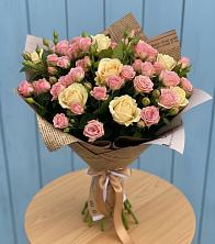 Букет цветов из:  Розы в Октябрьский Белгородской области