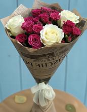Букет цветов из:  Розы в Октябрьский Белгородской области