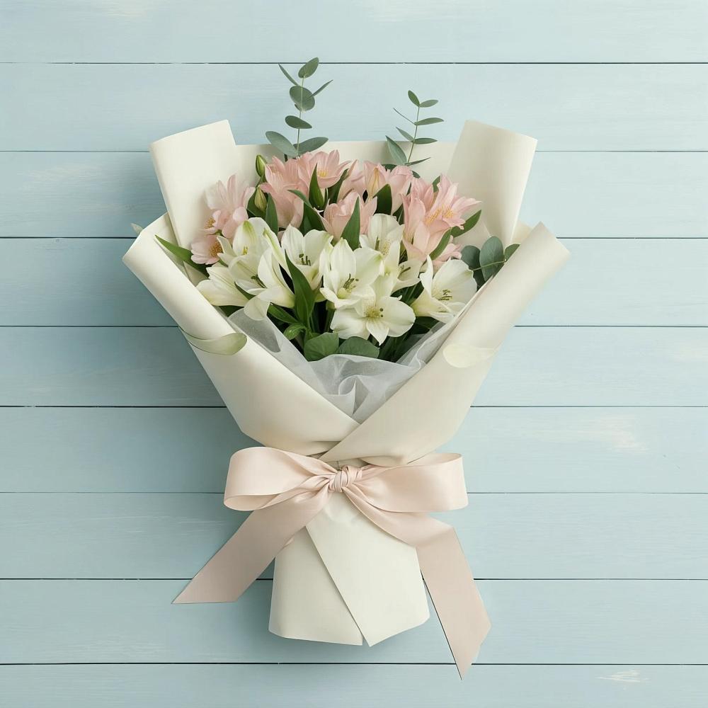 Букет цветов из: Альстромерии в Октябрьский Белгородской области