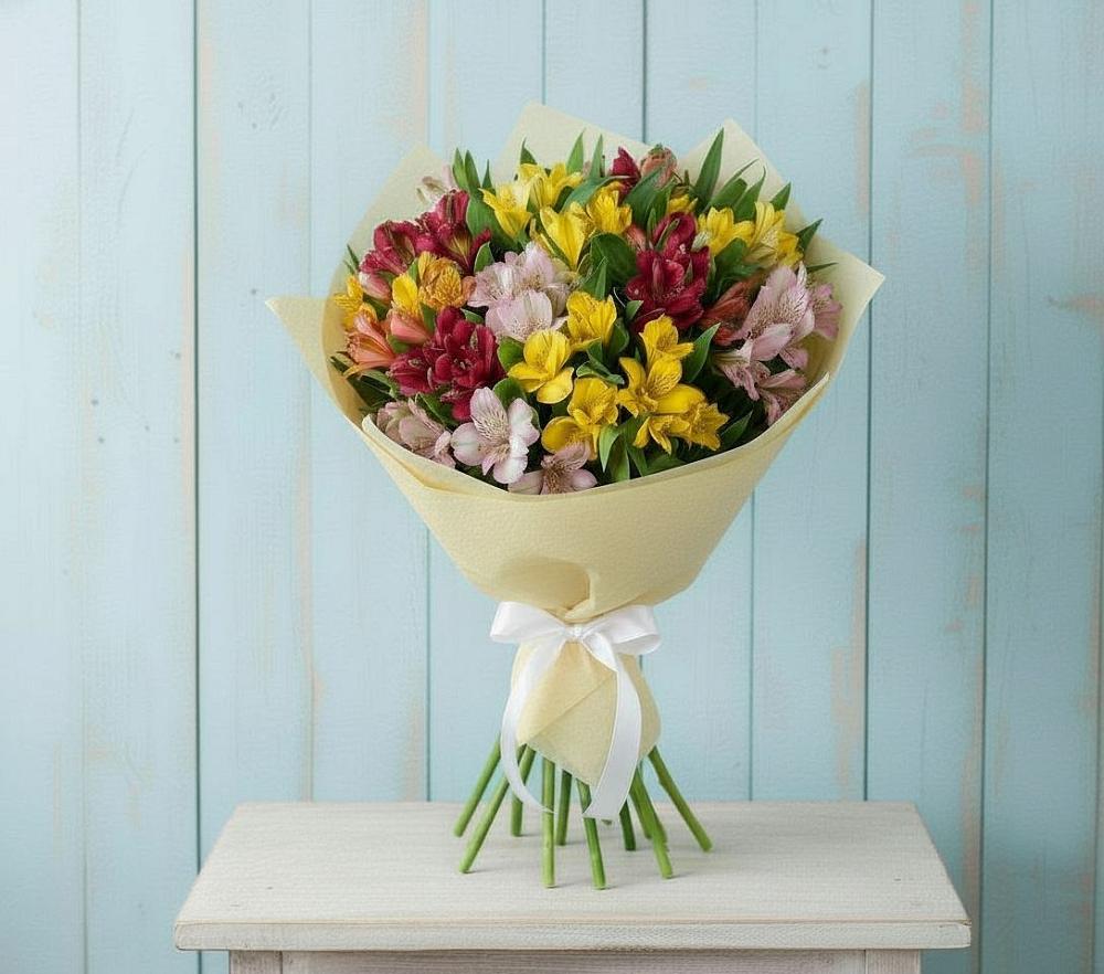 Букет цветов из: Альстромерии в Октябрьский Белгородской области