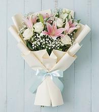 Букет цветов из:  Лилии в Октябрьский Белгородской области