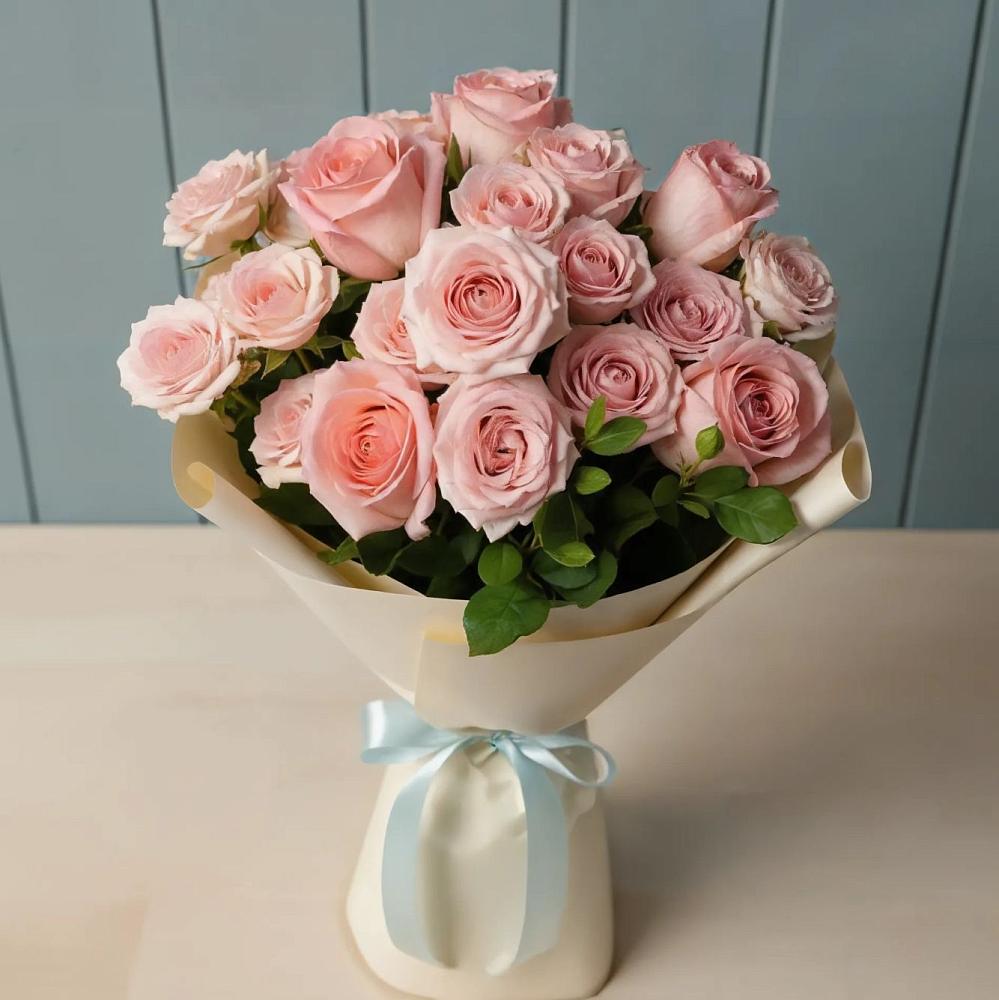 Букет Розовый шарм в Октябрьский Белгородской области